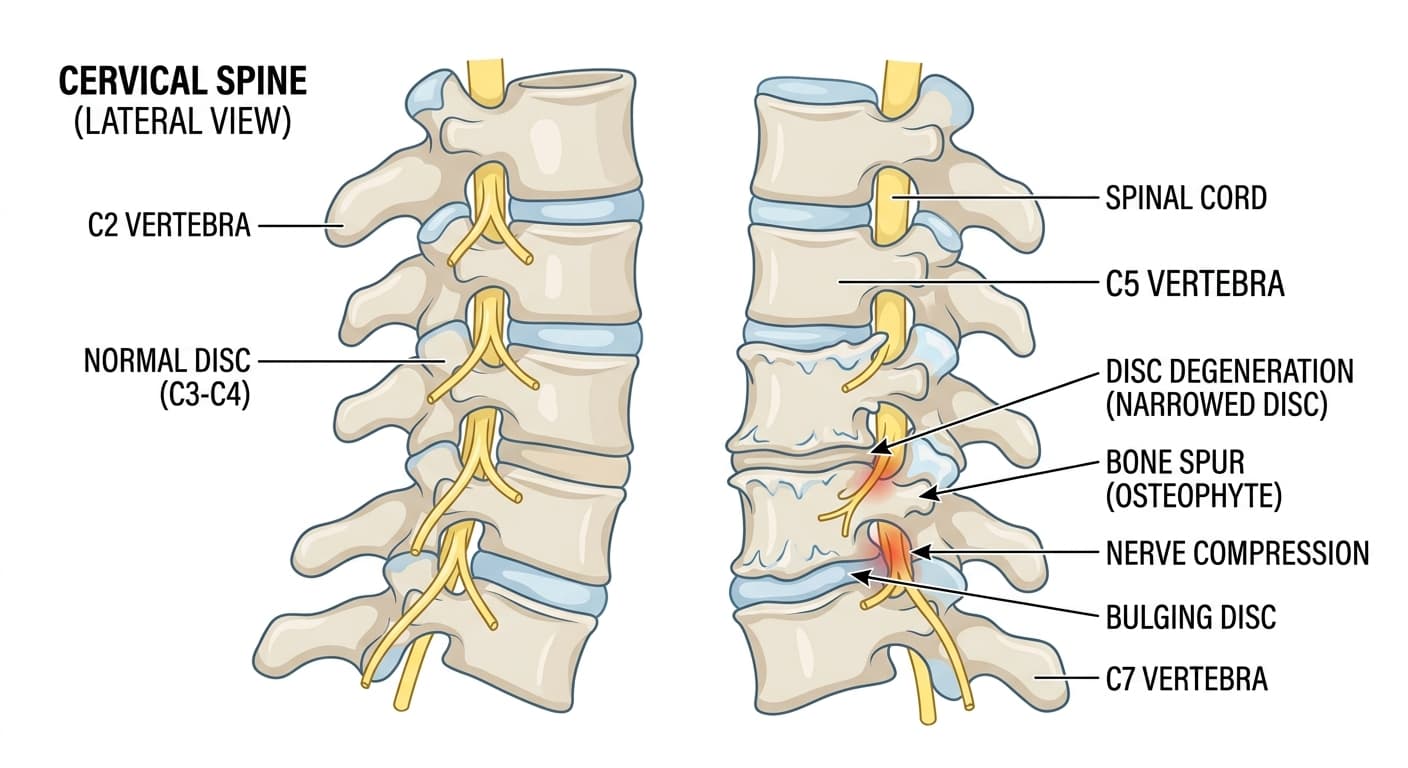 Cervical Spondylosis - symptoms, treatment options and when to see an orthopaedic specialist