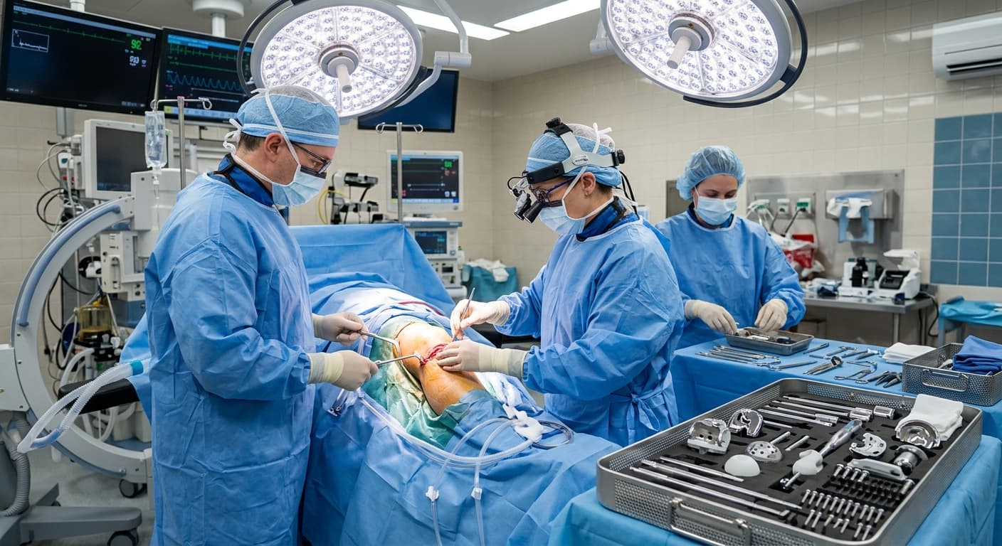 Revision Knee Replacement surgery - orthopaedic procedure overview and what to expect